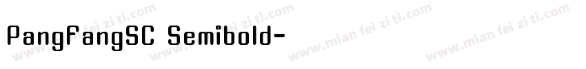 PangFangSC Semibold字体转换